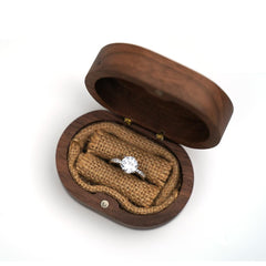 Wooden Wedding Ring Box