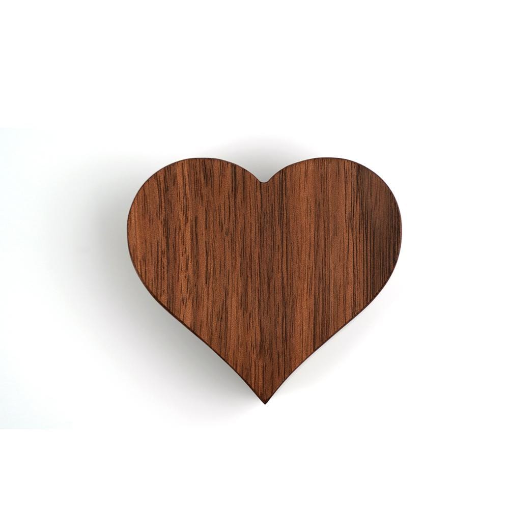 Wooden Heart  Ring Box