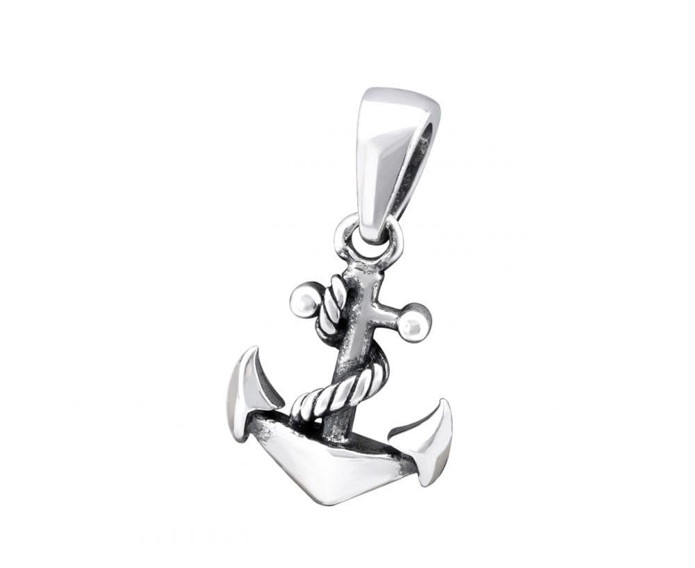 Silver Anchor Pendant