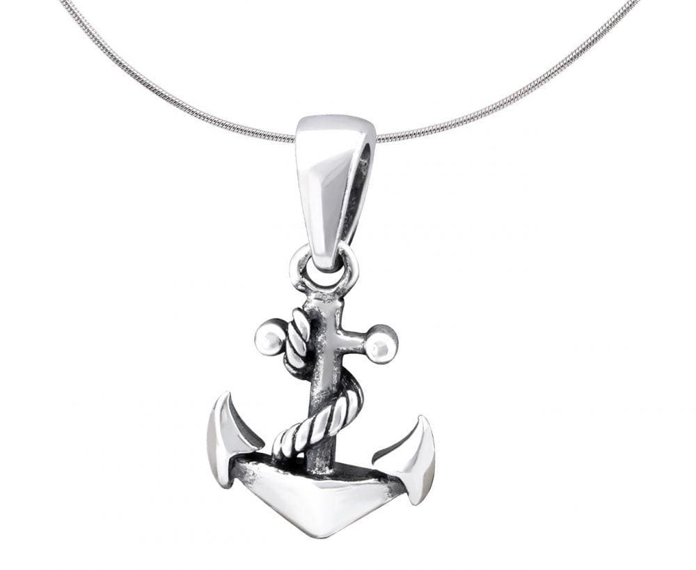 Silver Anchor Pendant