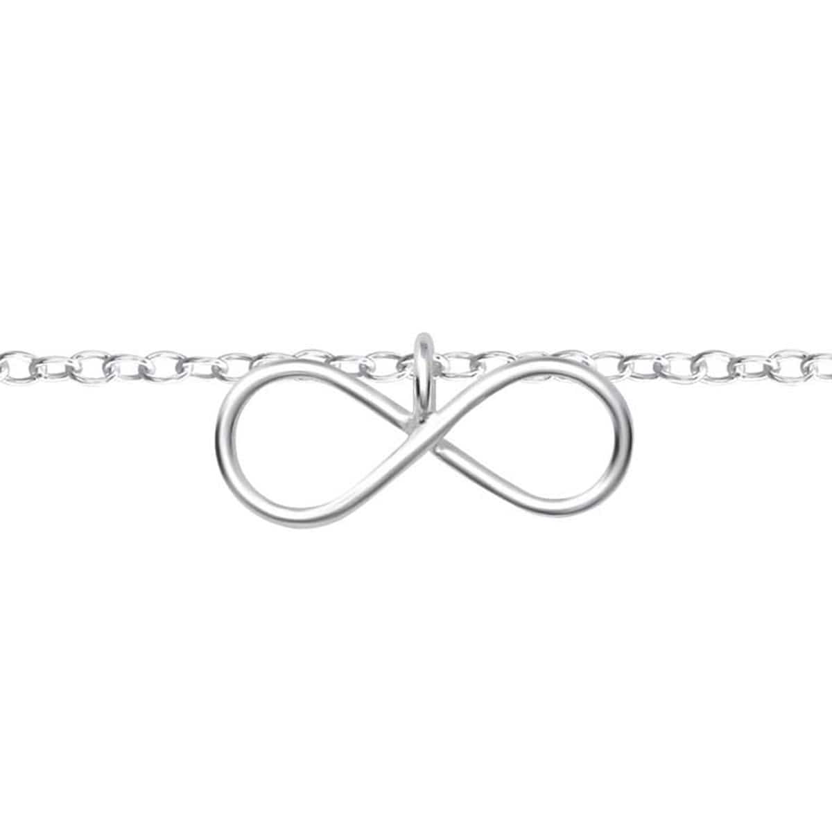 Infinity Anklet Sterling Silver