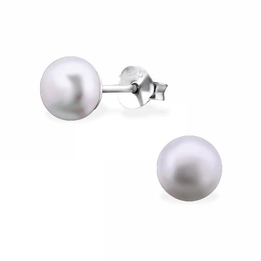 Sterling Silver Freshwater Pearl stud Earrings