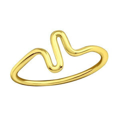 Sterling Silver Squiggle Ring