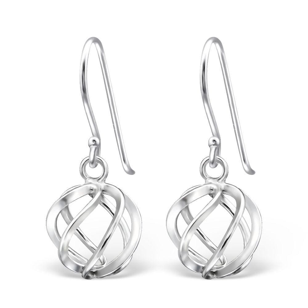 Silver Knot Earrings