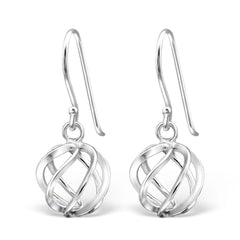 Silver Knot Earrings