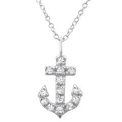 Sterling Silver Anchor Pendant