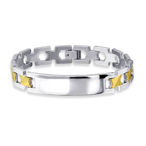 High Quality Mens Stainless Steel Bracelet 21 CM