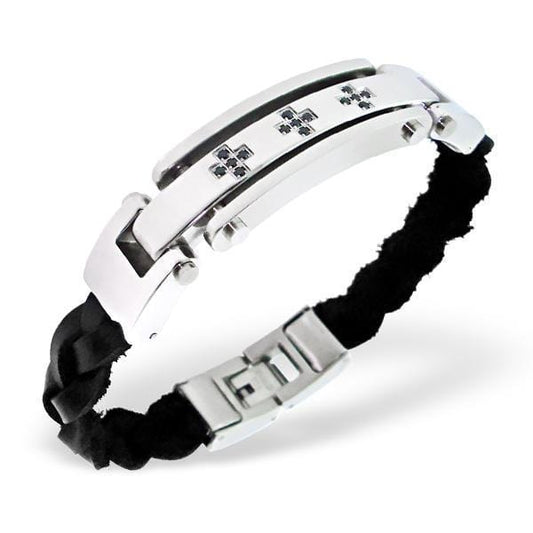 Men's 22 CM Stainless Steel Tag Bracelet