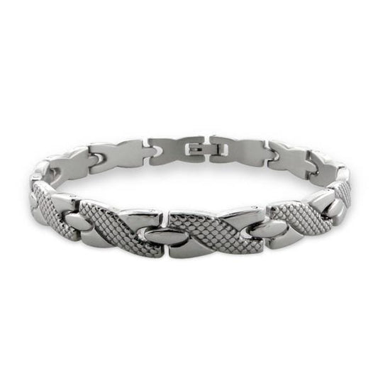 Steel Link Bracelet For Men 21 CM