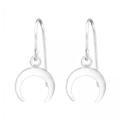 Silver Moon Earrings