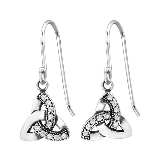 Silver Celtic Earrings