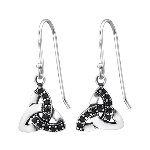 Silver Celtic Earrings