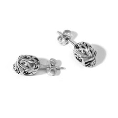 Stainless Steel Skull Stud Earrings for Men