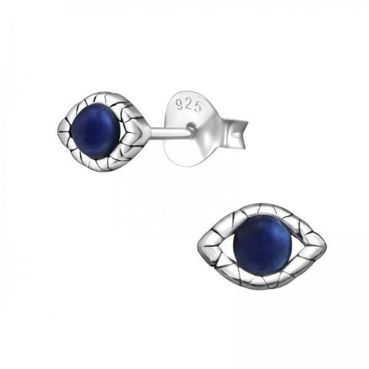 Silver Evil Eye Earrings Australia