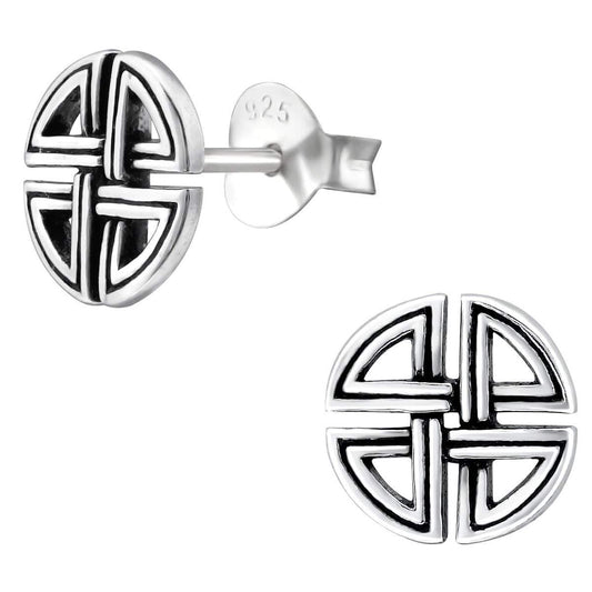 Sterling Silver Celtic Ear Studs