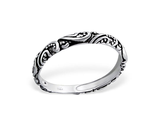 Sterling Silver Oxidized Ring