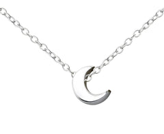 Sterling Silver Crescent Necklace