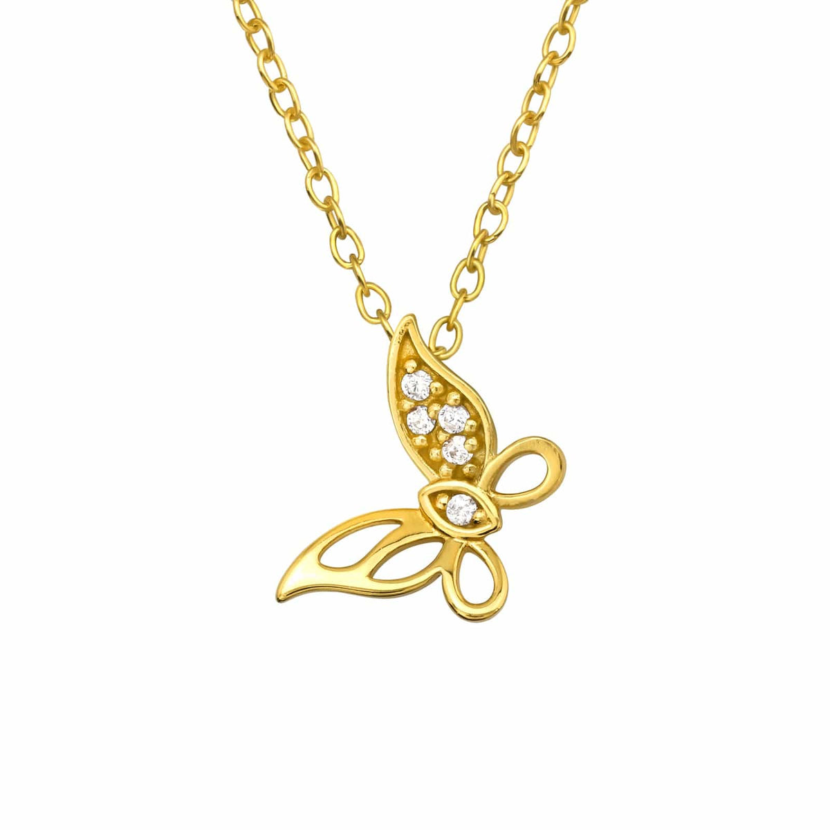 Gold Butterfly Necklace