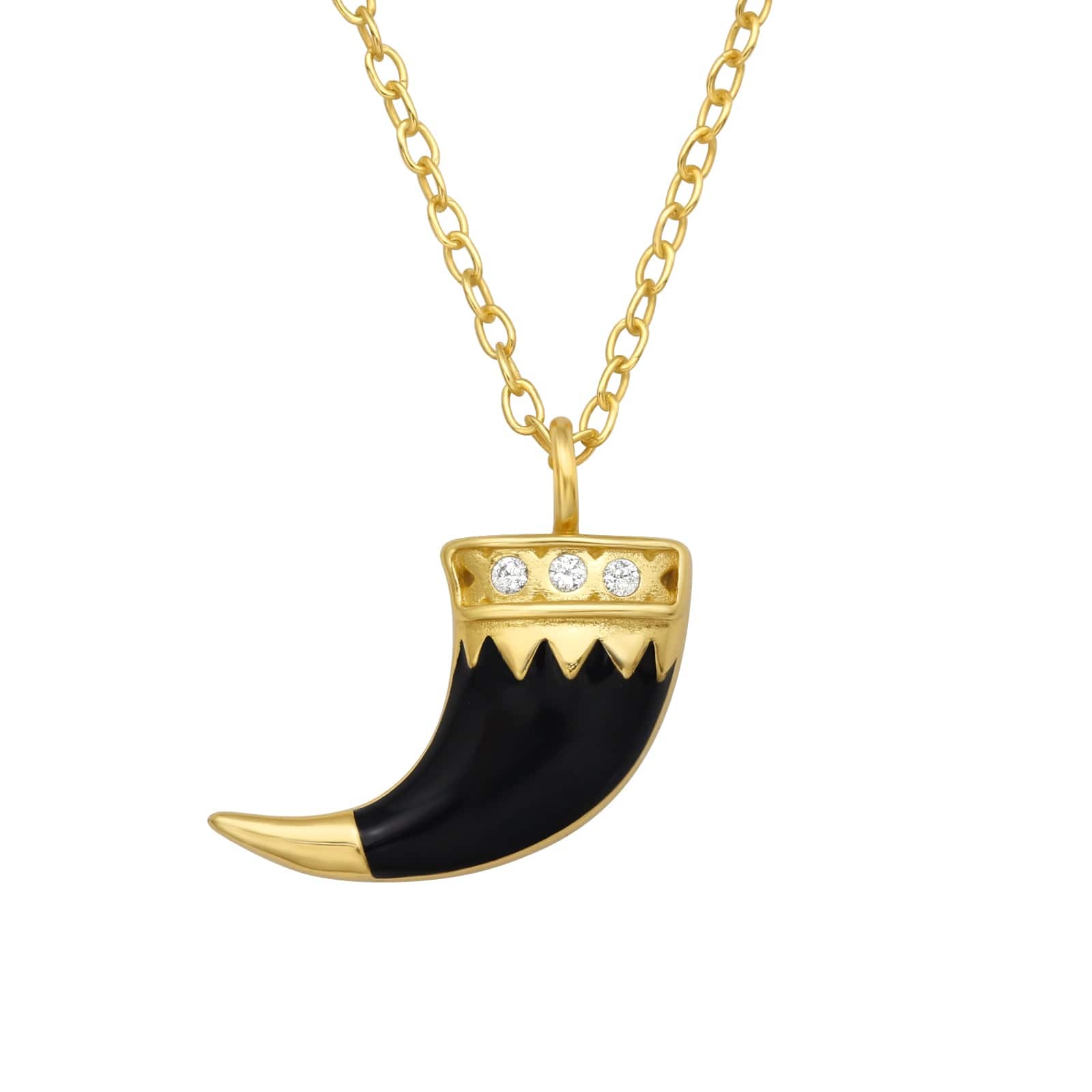 Gold Lvory Necklace