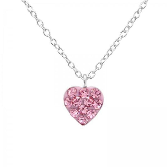 Kids Silver Heart Necklace