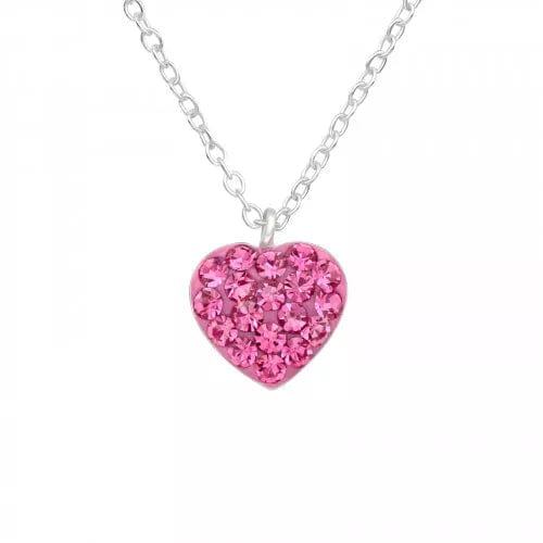 Kids Silver Heart Necklace