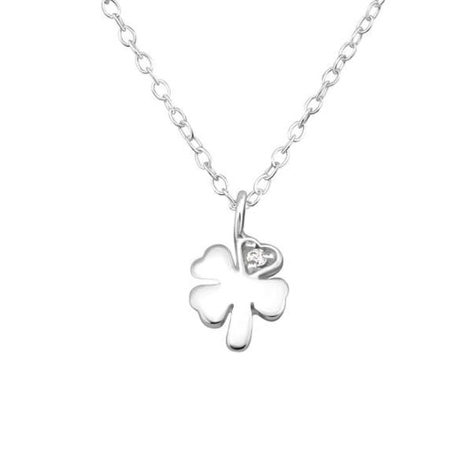 Silver Clover Necklace