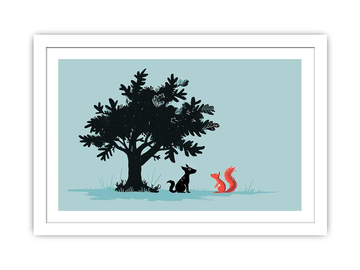 Secret talk  Framed Print