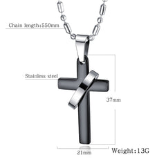 Stainless Steel Cross Necklace