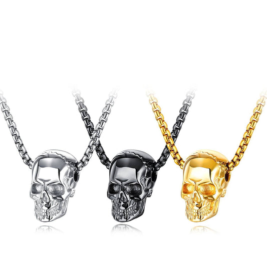 Stainless Steel Skull Necklace