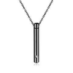 Stainless Steel Cremation Ashes Necklace