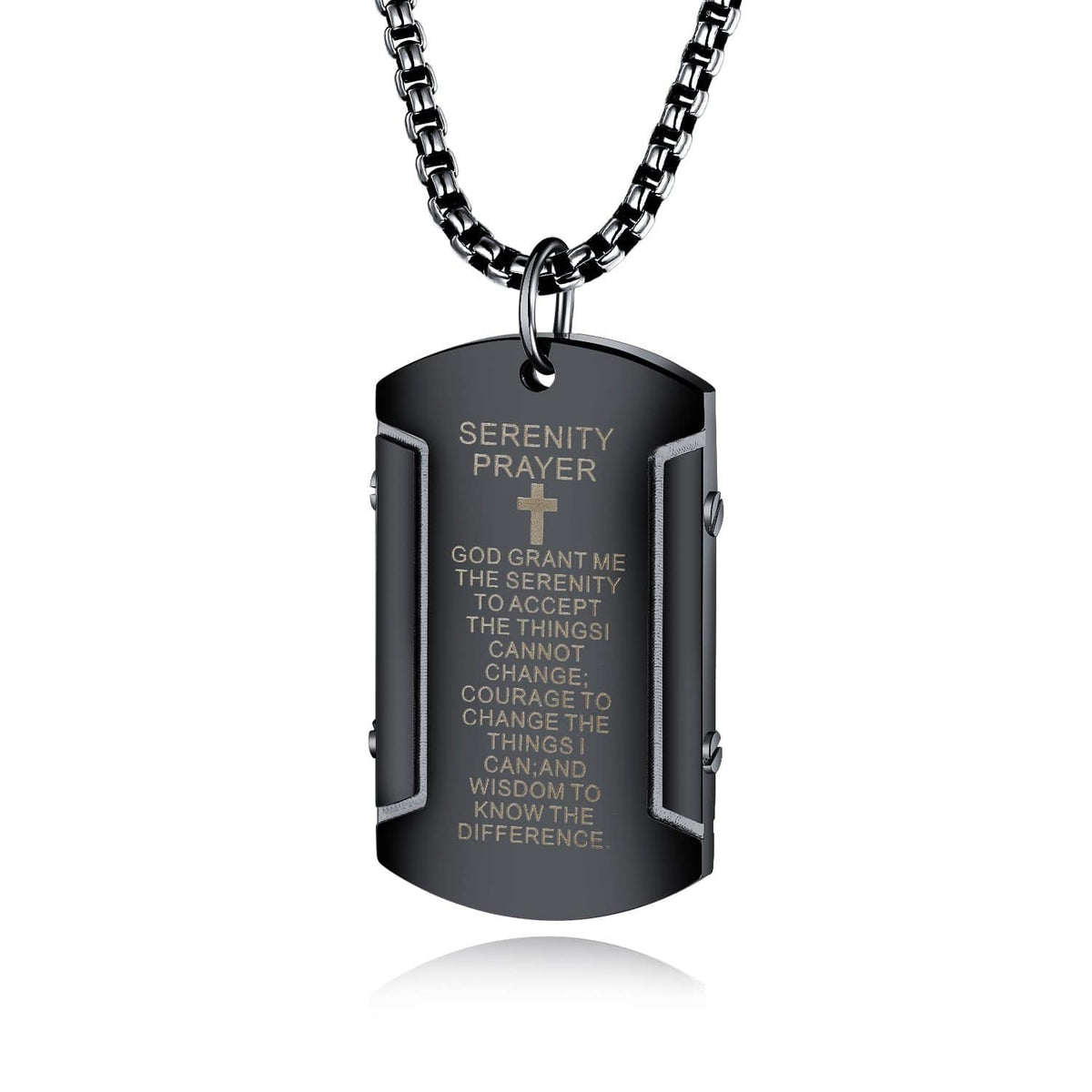 Stainless Steel Bible Verse Necklace