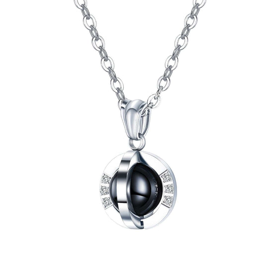 Stainless Steel Rotating Necklace