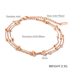 Stainless Steel Womens Anklet