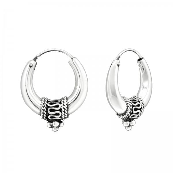 Silver 20mm Bail Hoops