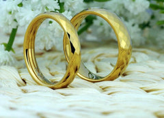 Gold Couple Wedding Engagement Ring