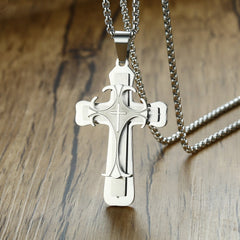 Stainless Steel Cross Necklace