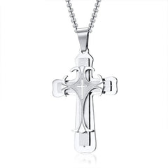 Stainless Steel Cross Necklace