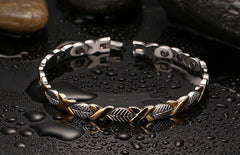 Leaf Gold  Best Magnetic Health Bracelet for Women