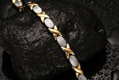 Leaf Gold  Best Magnetic Health Bracelet for Women