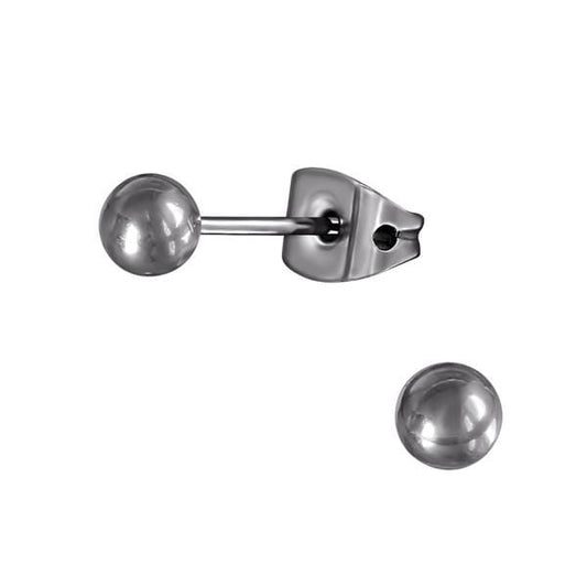 Titanium Ball stud earrings