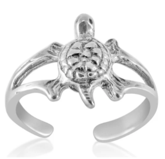 Sterling Silver Turtle Toe Ring