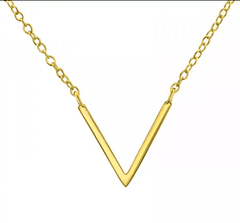 Gold Chevron Necklace