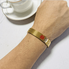 Medical Alert & Magnetic Health Bracelet