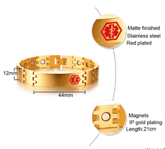 Medical Alert & Magnetic Health Bracelet