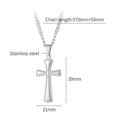 Men's Cross Pendant Necklace