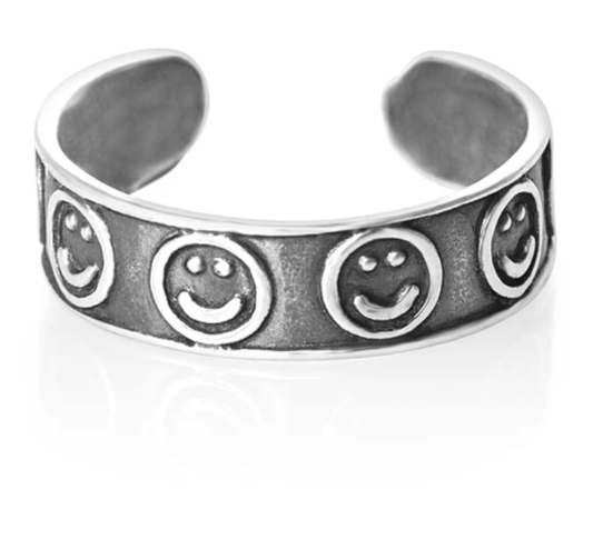 Happy Faces Toe Ring