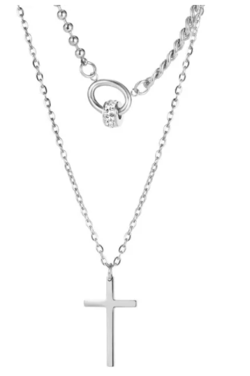 Stylish Multi Layer Cross Necklace for women