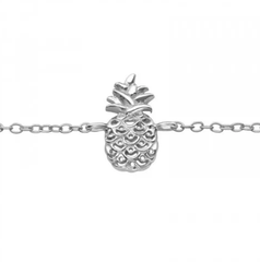 Silver Pineapple Bracelet