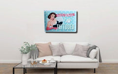 Tatoo wall quote Metal Tin SIgn Poster