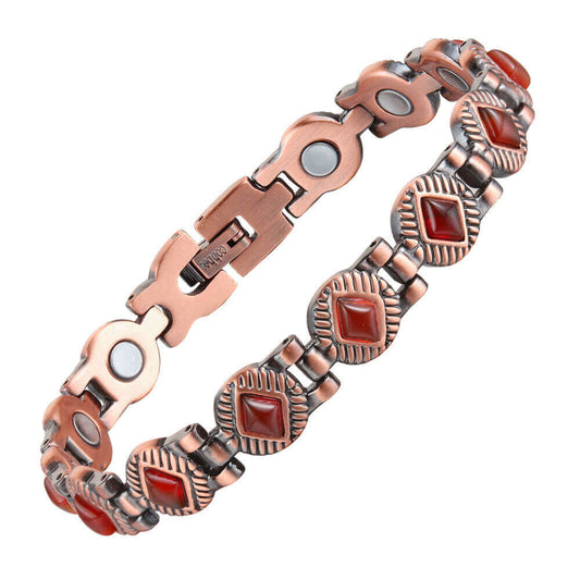 Ladies Copper Magnetic Bracelet